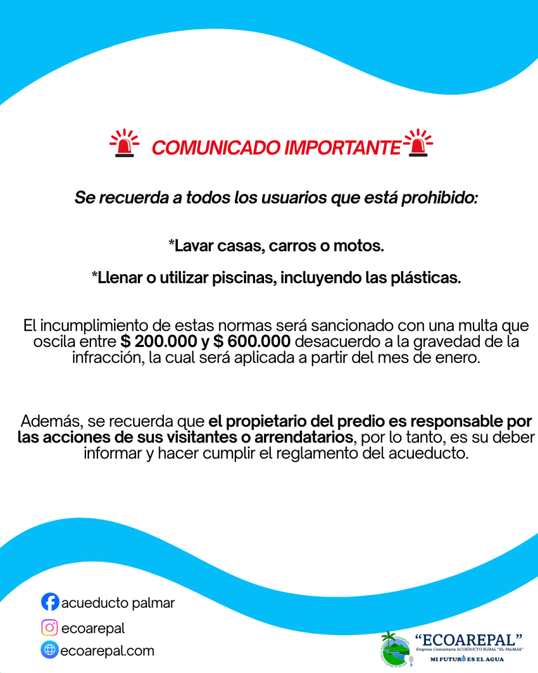 comunicado acueducto